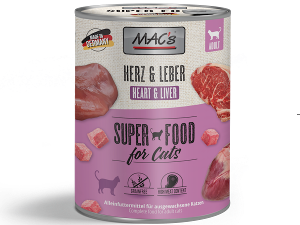 Mac's Katten Natvoer Blikjes 800g hart & lever